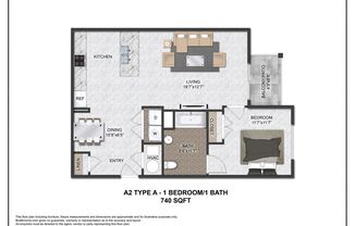 1 bed, 1 bath, 740 sqft, $1,499, Unit 3111