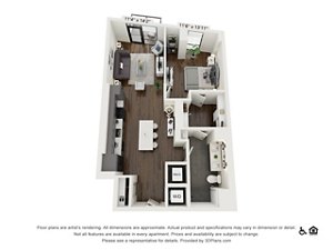 1 bed, 1 bath, 852 sqft, $2,395
