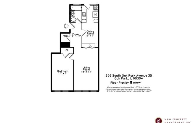 1 bed, 1 bath, 600 sqft, $1,350, Unit 956-35