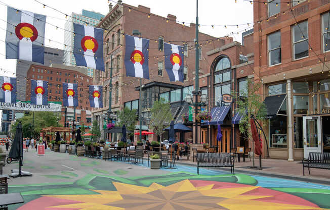 About a mile away from the unique atmosphere of Larimer Square.