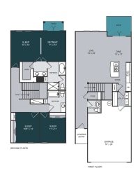 3 beds, 2.5 baths, 1,999 sqft, $2,549