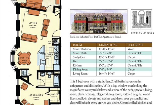 1 bed, 2 baths, 1,033 sqft, $1,980