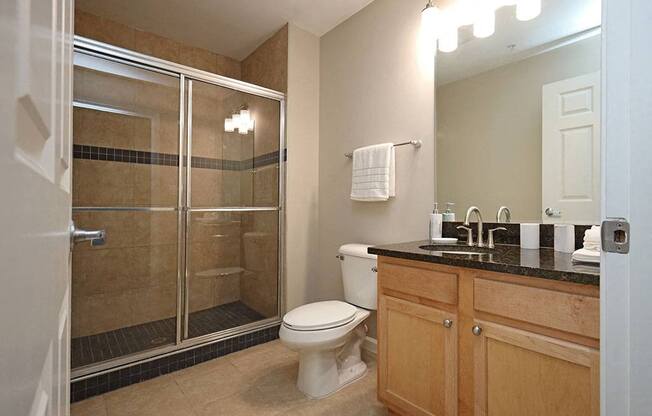 Model Suite at The Residences at 668 - Master Bathroom