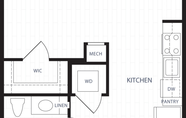 Studio, 1 bath, 520 sqft, $2,448, Unit 354