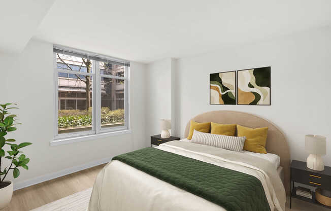 Bedroom with Hard Surface Flooring