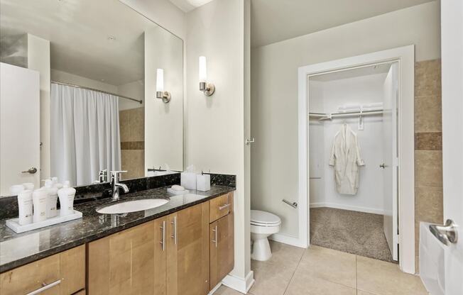 a bathroom with a sink and a toilet