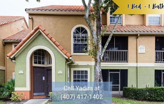 Beautiful 1st floor Condo with 1 bed and 1 bath in the heart of Kissimmee