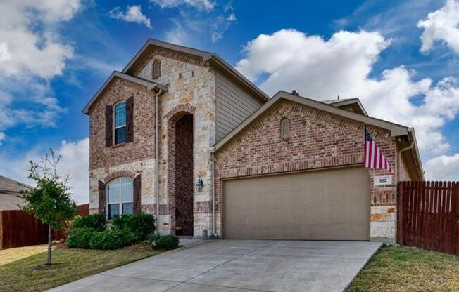 Large Two Story home with 4 bedroom and media room in Burleson ISD