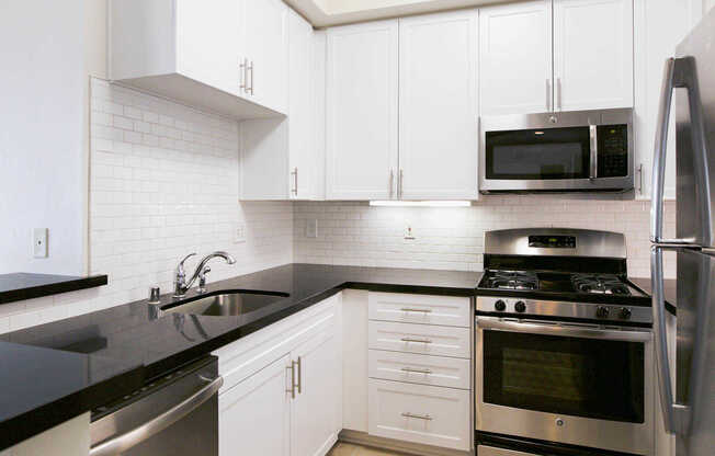 Kitchen with Stainless Steel Appliances