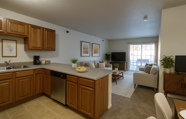 2 beds, 1 bath, $1,130, Unit A-204