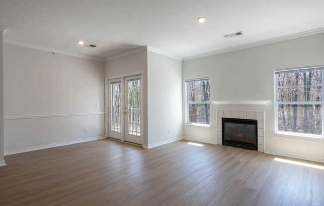 Living Room with Hard Surface Flooring