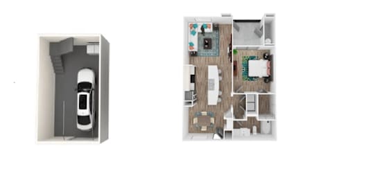 1 bed, 1 bath, 810 sqft, $1,360