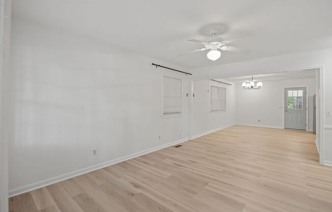 Updated Ranch in North Raleigh, New Floors and Paint, Rear Deck, Pet Friendly!
