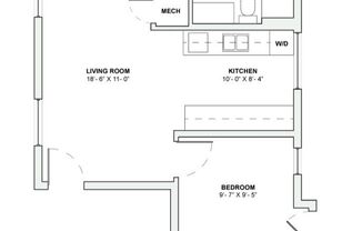 1 bed, 1 bath, 650 sqft, $995, Unit 601 - Unit 204 A650 UPGRADE