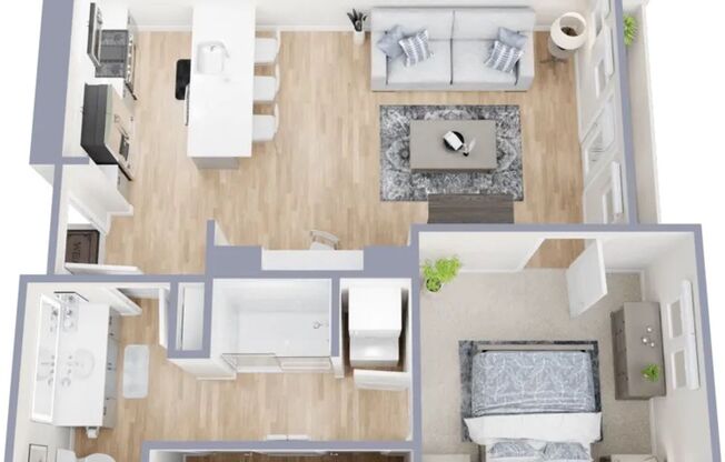 1 bed, 1 bath, 742 sqft, $1,699, Unit 347