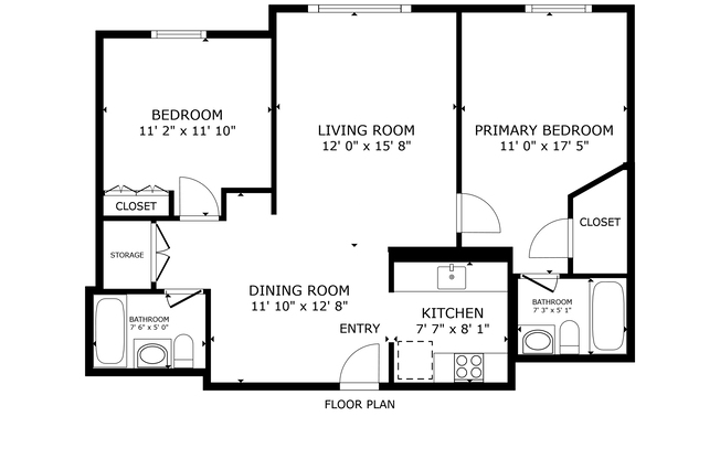 2 beds, 2 baths, $4,100, Unit 8J