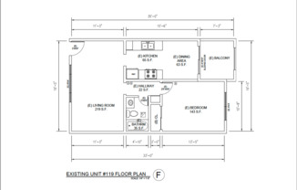 1 bed, 1 bath, 641 sqft, $1,750, Unit 212