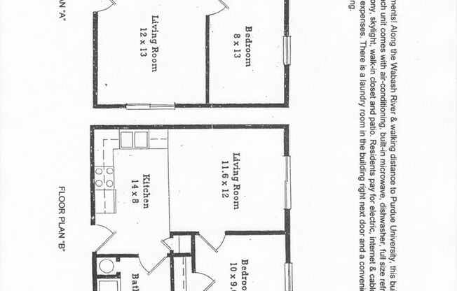 1 bed, 1 bath, 469 sqft, $900, Unit 8