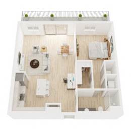 1 bed, 1 bath, 905 sqft, $2,249