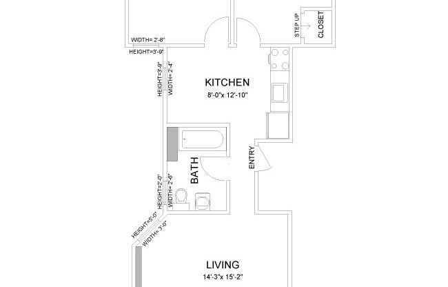 2 beds, 1 bath, $1,245, Unit 2