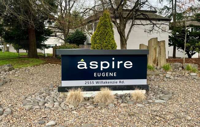 Aspire Eugene Monument Sign