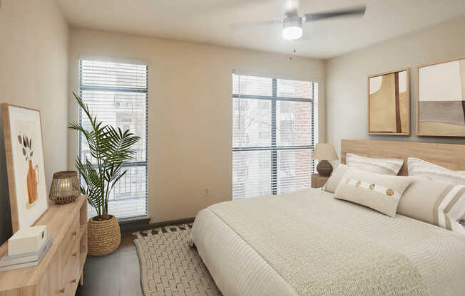 Bedroom with Hard Surface Flooring