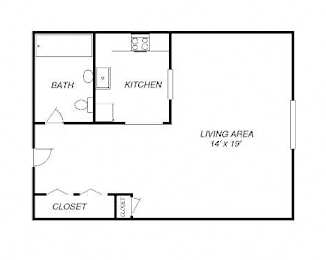 Studio, 1 bath, 440 sqft, $1,908