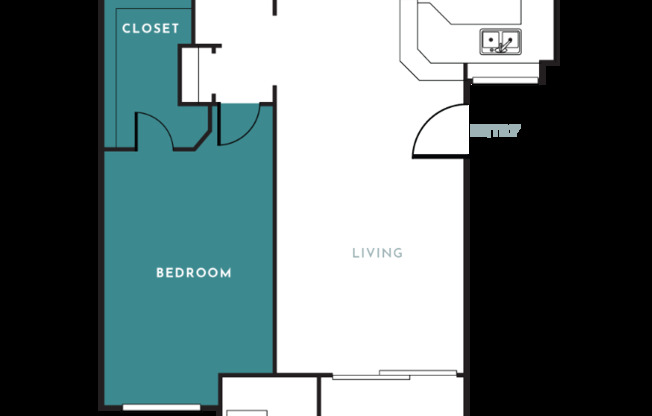 1 bed, 1 bath, 770 sqft, $2,650