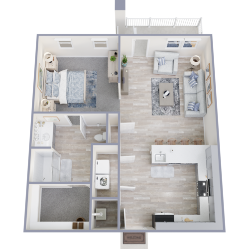 Studio, 1 bath, 646 sqft, $1,575