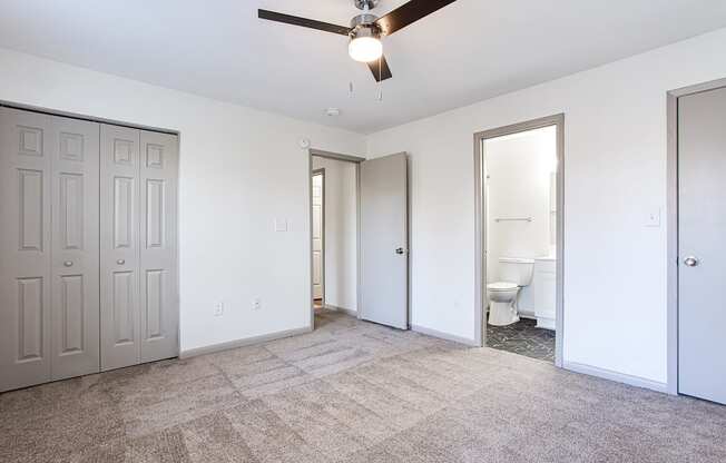 Carpeted Bedroom at Riverwalk Vista, Columbia, SC