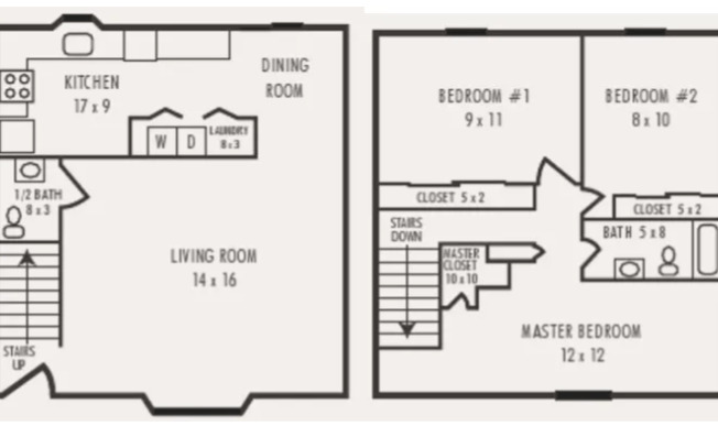 3 beds, 1.5 baths, 1,200 sqft, $1,938