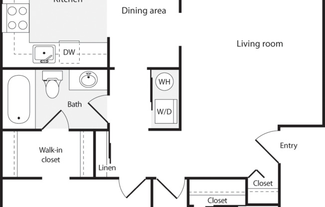 2 beds, 1 bath, 832 sqft, $2,565, Unit 18