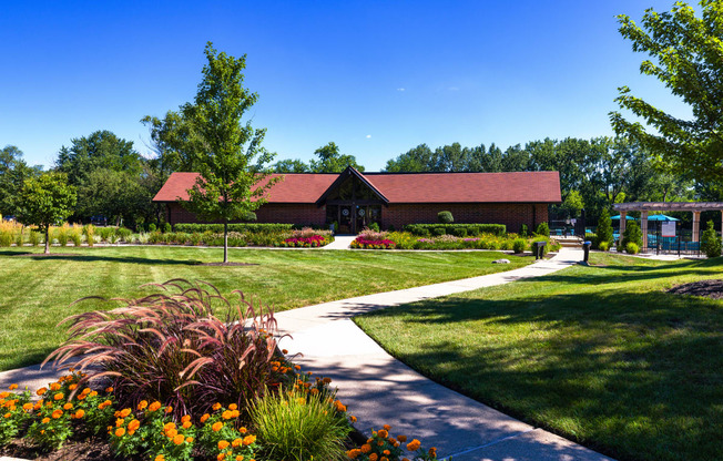 walkway to The Bennington's resident clubhouse