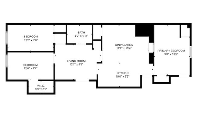 3 beds, 1 bath, $2,400, Unit Unit 3