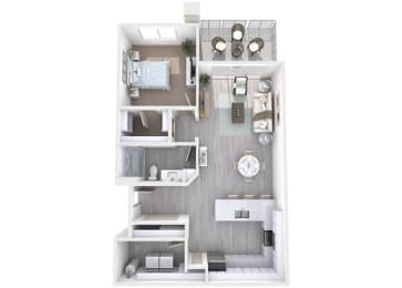 1 bed, 1 bath, 898 sqft, $1,576