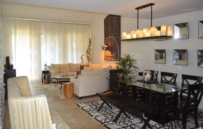 Hollywood Glam in Palm Springs. Furnished, Long Term.