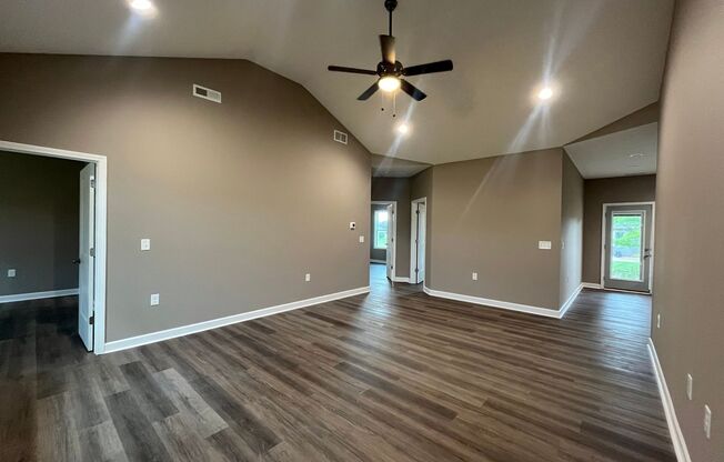 New Construction Home in Plum Springs with large 2 car garage!