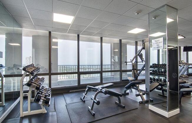 24 Hour Fitness Center Free Weights