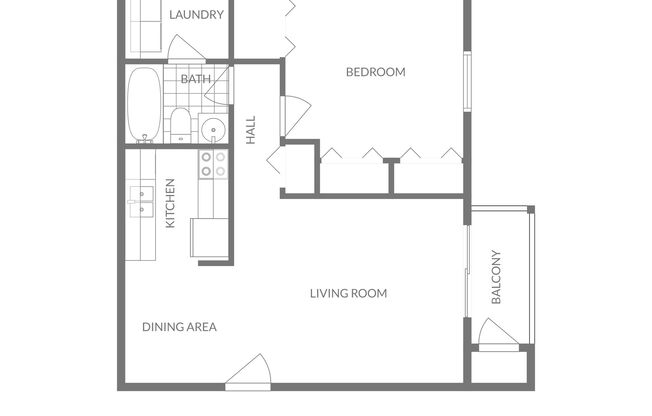 1 bed, 1 bath, 625 sqft, $1,011, Unit WS 2905-04