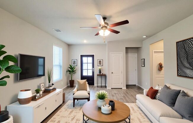 Cul De Sac Lot with no Side Neighbor for added privacy! Half Car Garage. Great standard features, including granite countertops in kitchen and all baths, 42 inch WHITE cabinets, Herringbone Designer Backsplash, Optional Kitchen Island for added Countertop