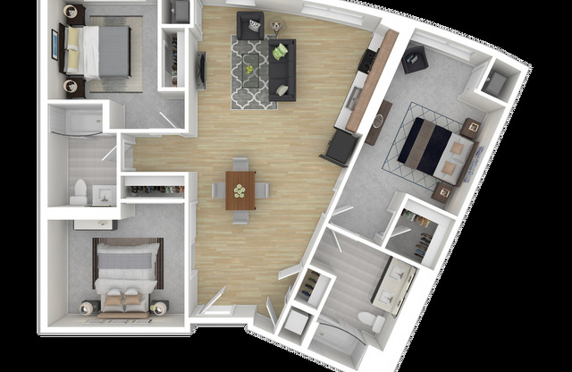 3 beds, 2 baths, 1,192 sqft, $4,299