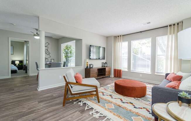 Living Area With Kitchen at The Carter 4250, Georgia, 30093