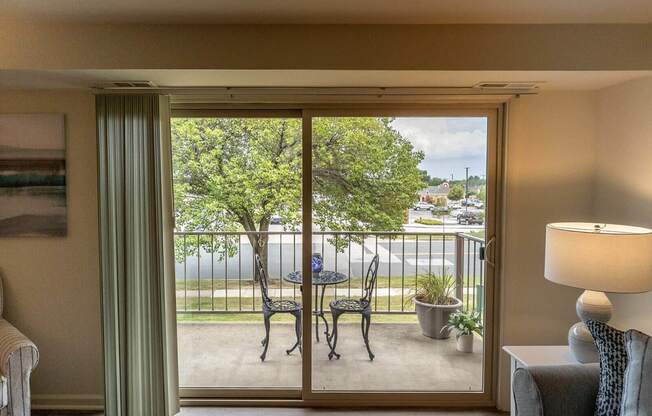 Windsor House Patio at Windsor House Apartments*, Maryland