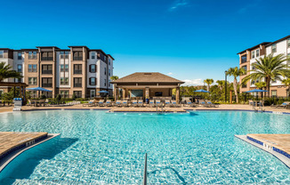 Glimmering Pool at The Oasis at Moss Park Preserve, Orlando, FL, 32832