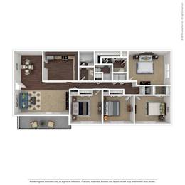 4 beds, 2 baths, 1,508 sqft, $2,101
