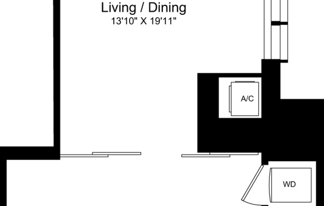 Studio, 1 bath, 635 sqft, $4,507, Unit 204