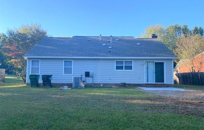 Updated 3bed, 2bath ranch with garage and fenced yard