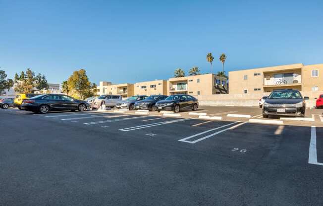 Sherman Oaks Apartments parking lot