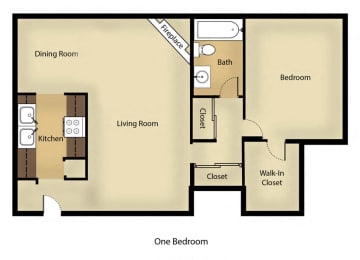 1 bed, 1 bath, 850 sqft, $2,650