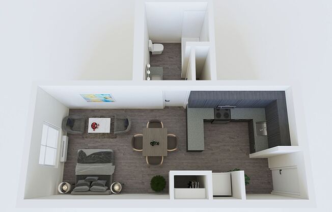 Studio, 1 bath, 314 sqft, $1,381, Unit 1935210